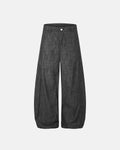 Lightweight structured barrel jeans from INFLATION Streetwear, showcasing classic fit with detailed stitching and casual style.