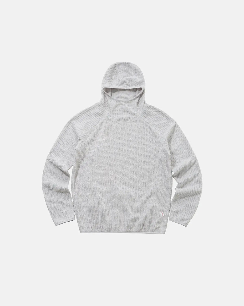 Flation Thermolite® lightweight grid texture hoodie featuring a sleek streetwear design and comfortable fit.