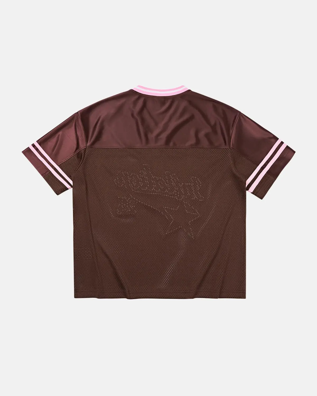 Inflation Streetwear mesh patchwork printing jersey with vibrant patterns and breathable fabric, stylish streetwear clothing.
