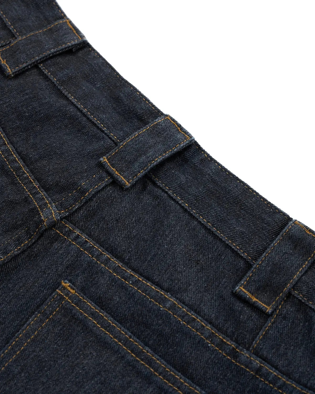 Super Raw Flared Baggy Jeans by Flation featuring a relaxed fit, distressed details, and classic streetwear style.