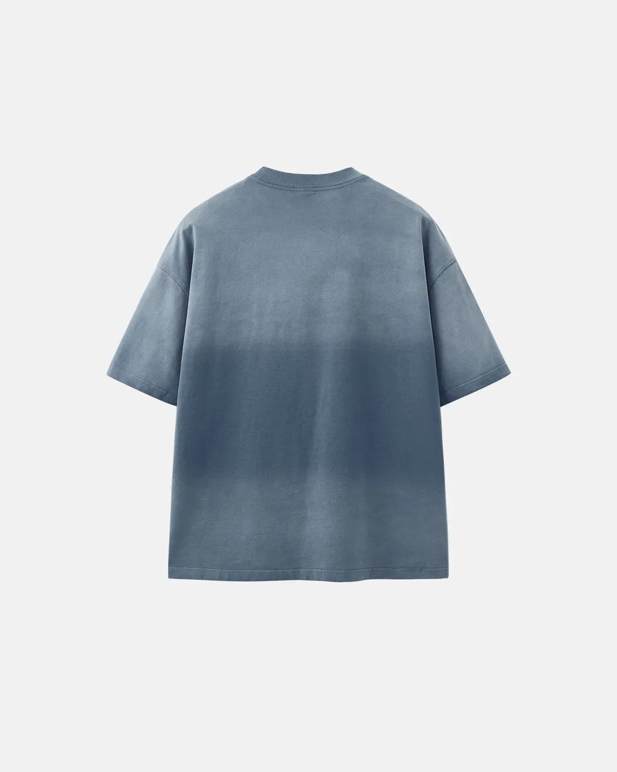 Oversized Flation Monkey Acid Wash Tee featuring a relaxed fit and distressed denim-inspired design for streetwear style.