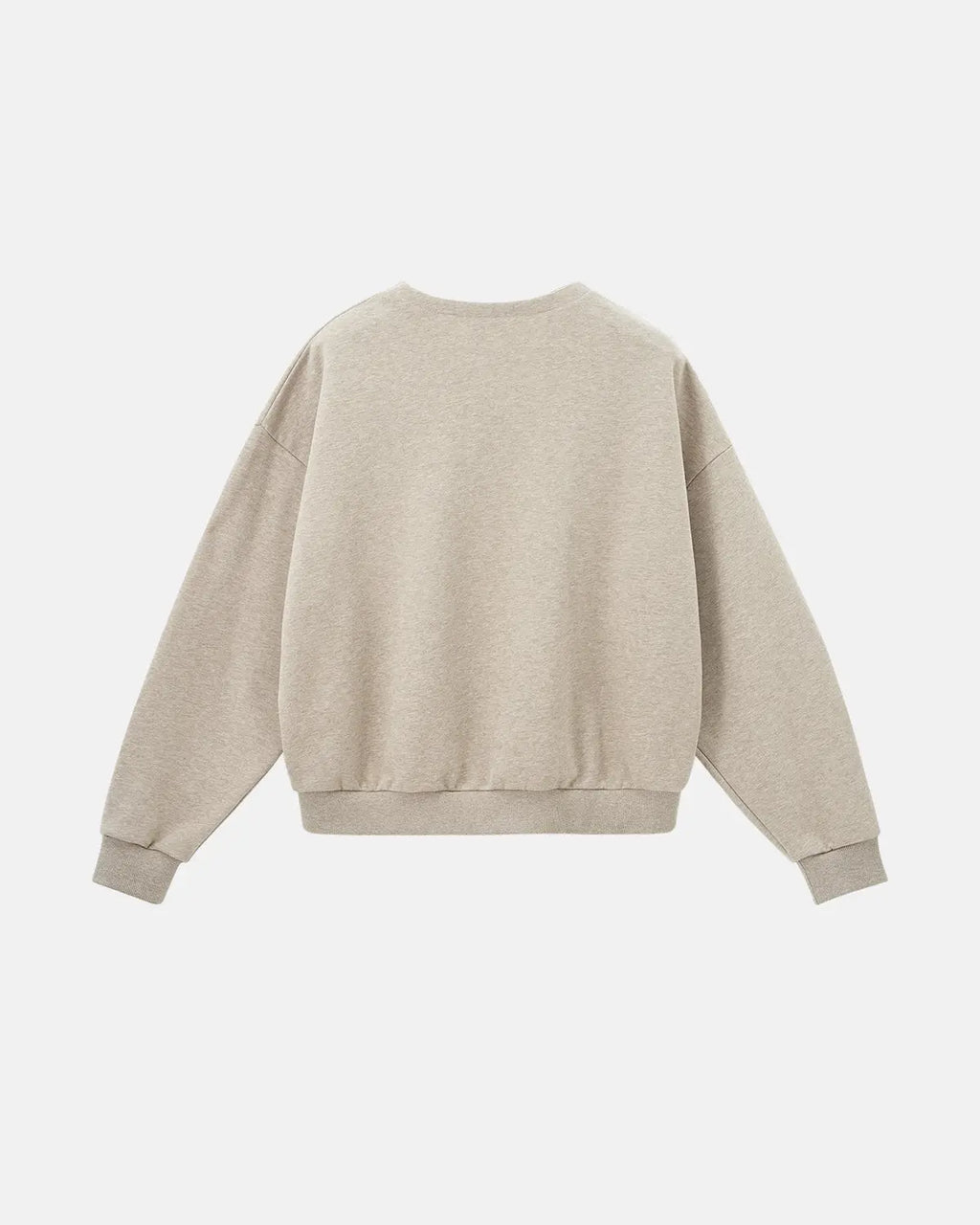Boxy fit Henley collar sweatshirt from Flation Streetwear, featuring a relaxed fit and casual style in a comfortable fabric.