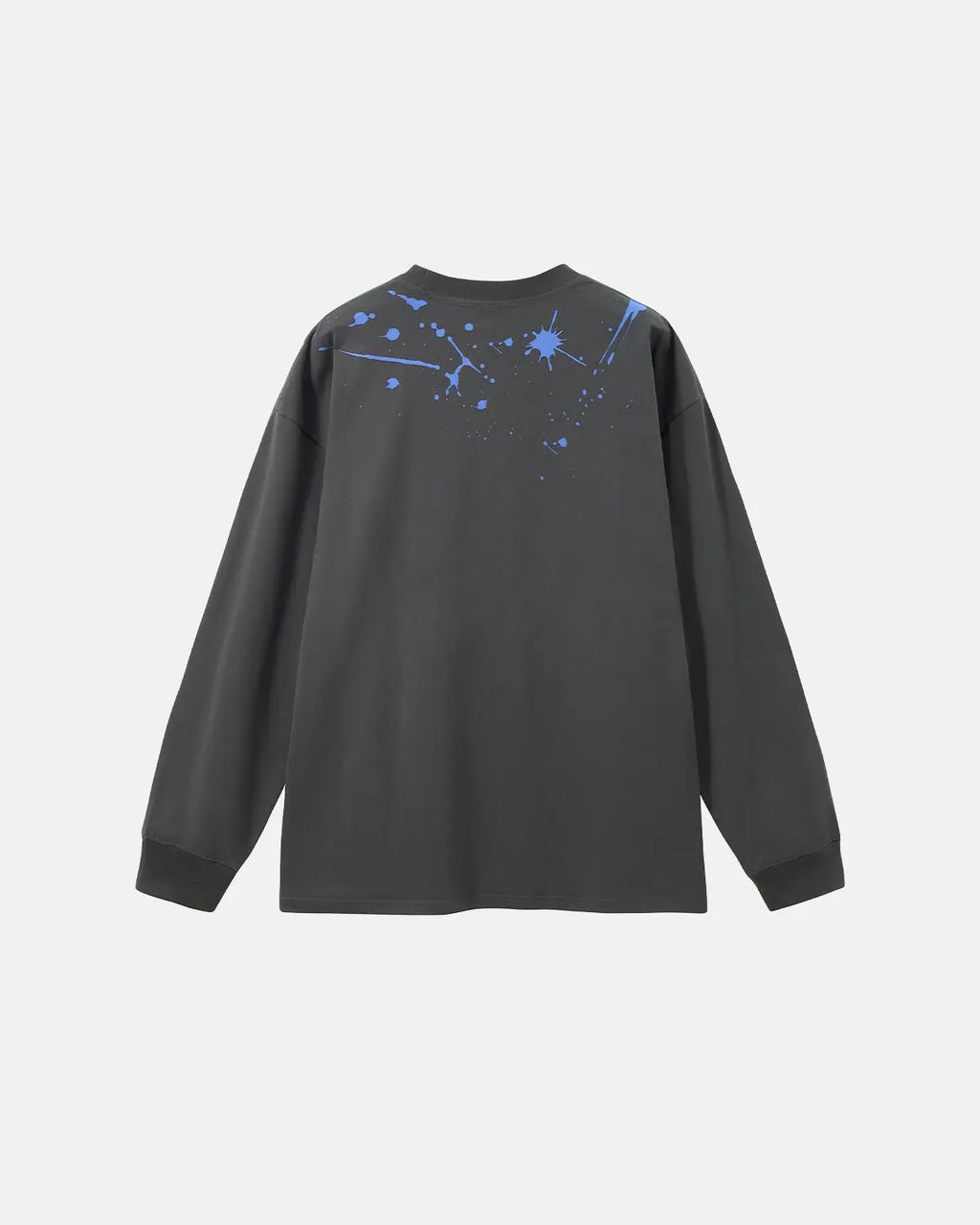 Laser burning streetwear T-shirt by Flation featuring a bold, edgy laser design on black cotton fabric.