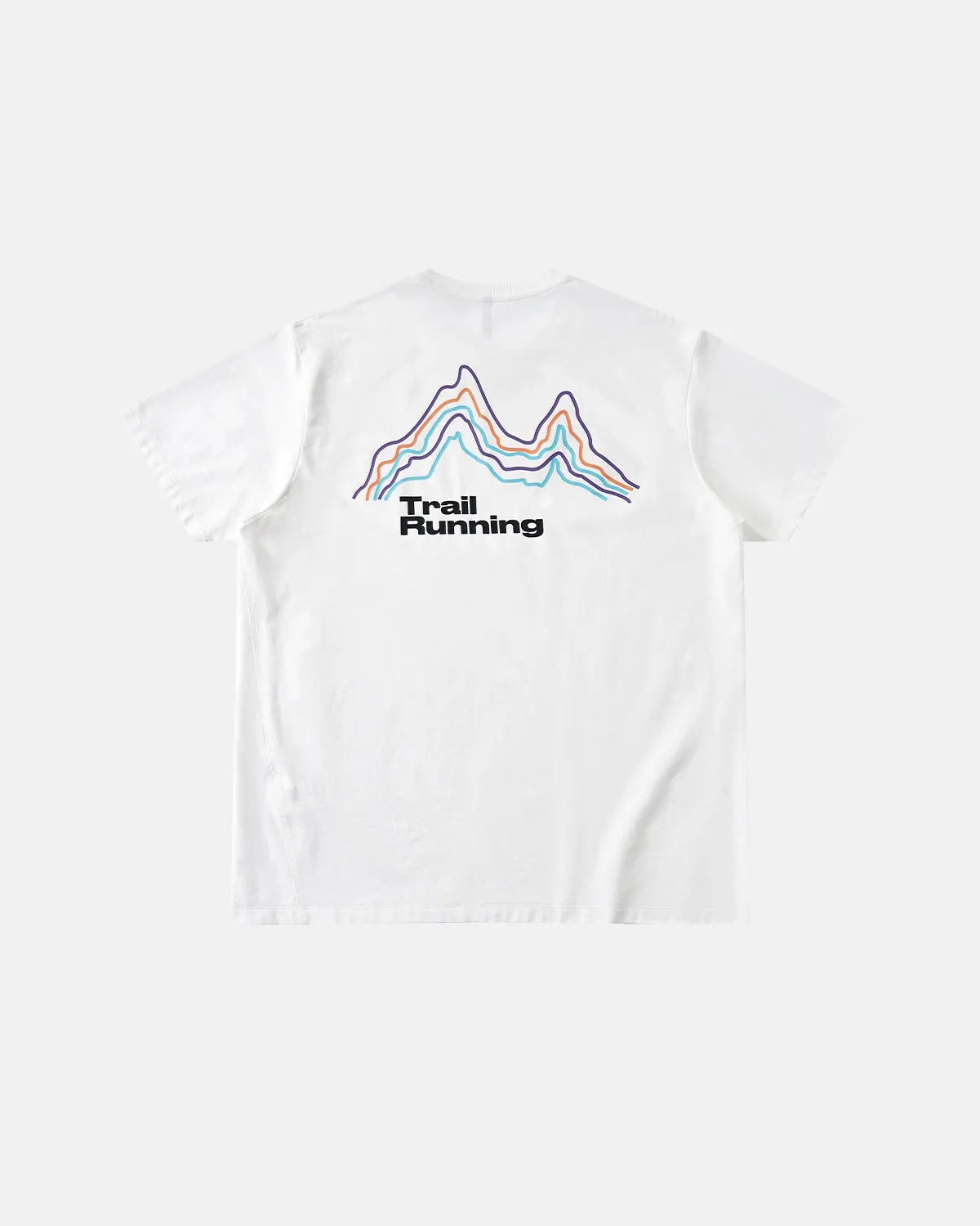 Inflation AirFlow Trail Graphic Breathable Tee featuring vibrant trail graphic design and lightweight, breathable fabric for active wear.