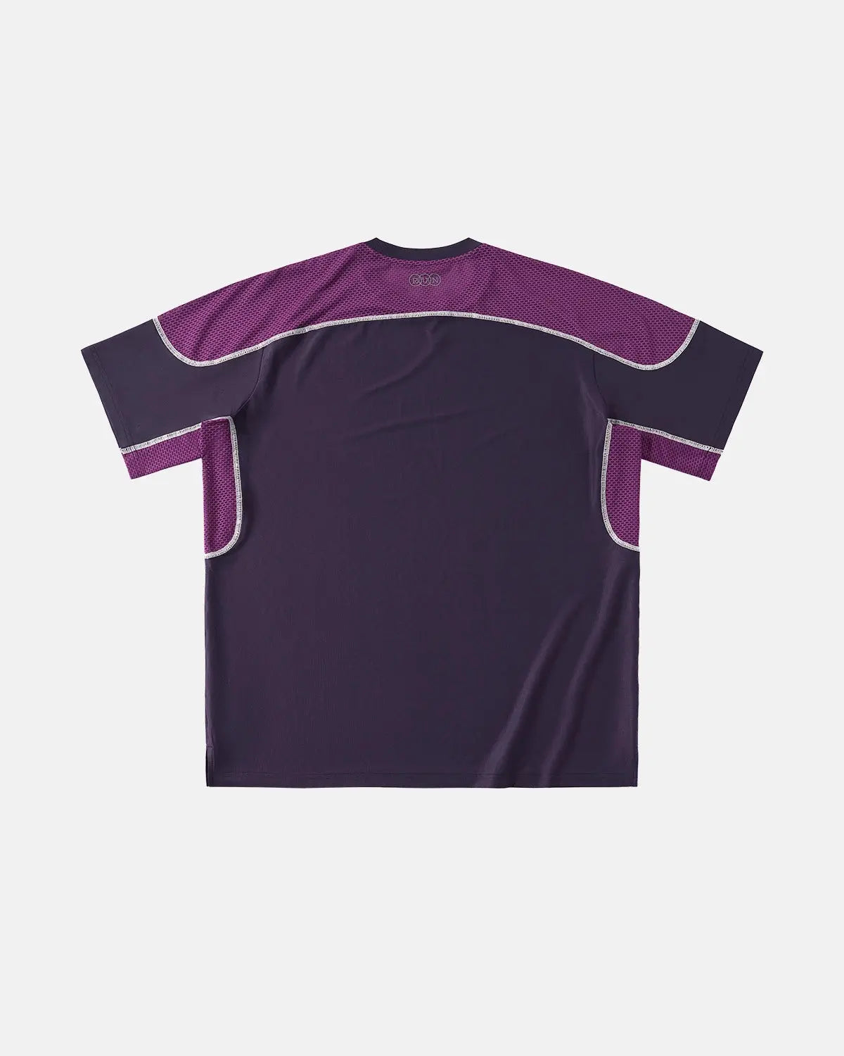 INFLATION AirFlow Contrast Panel Breathable Tee featuring black and white panels, lightweight fabric, and casual streetwear style.