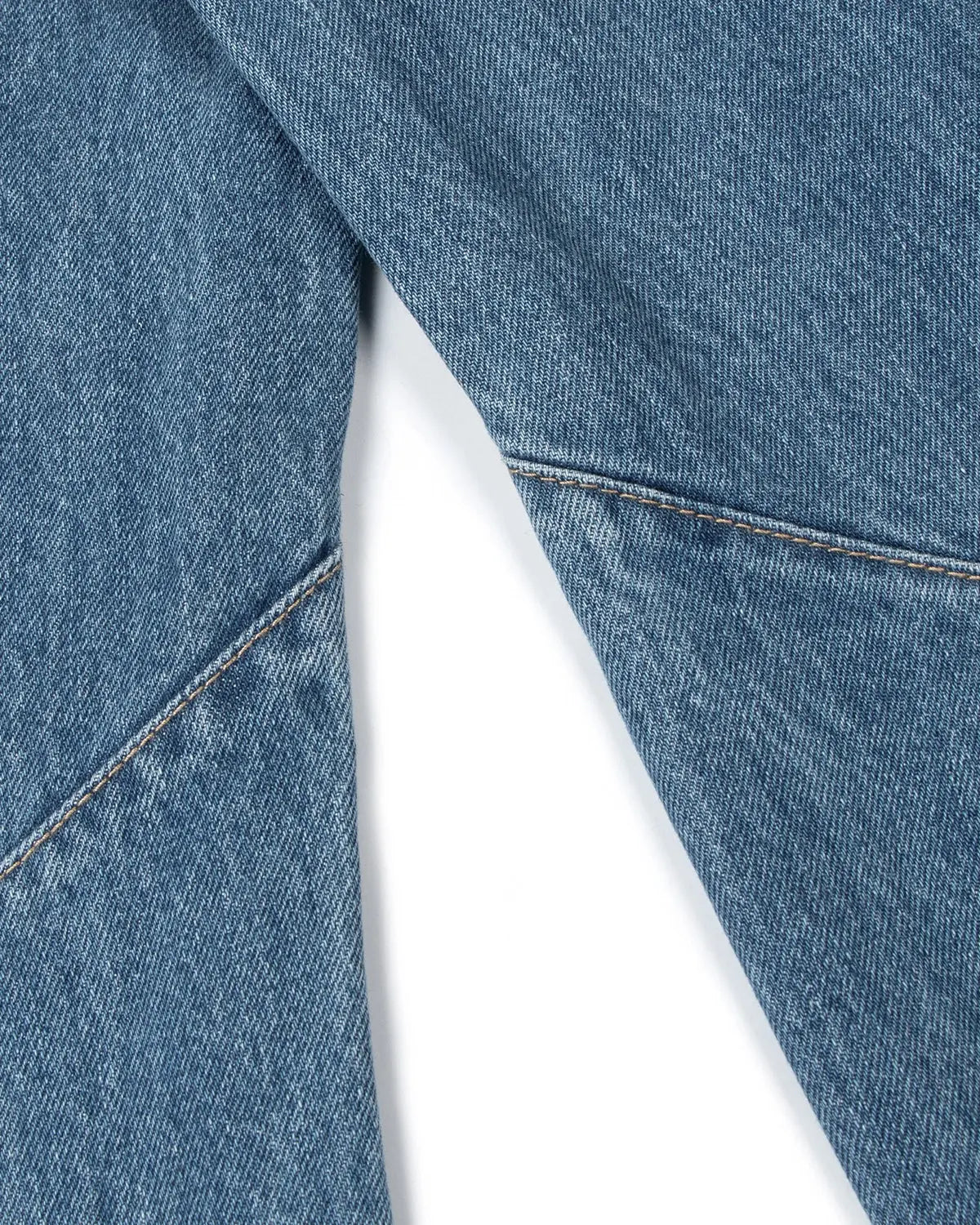 Distressed ripped baggy jeans by Flation Streetwear, showcasing a relaxed fit with torn details and casual style.
