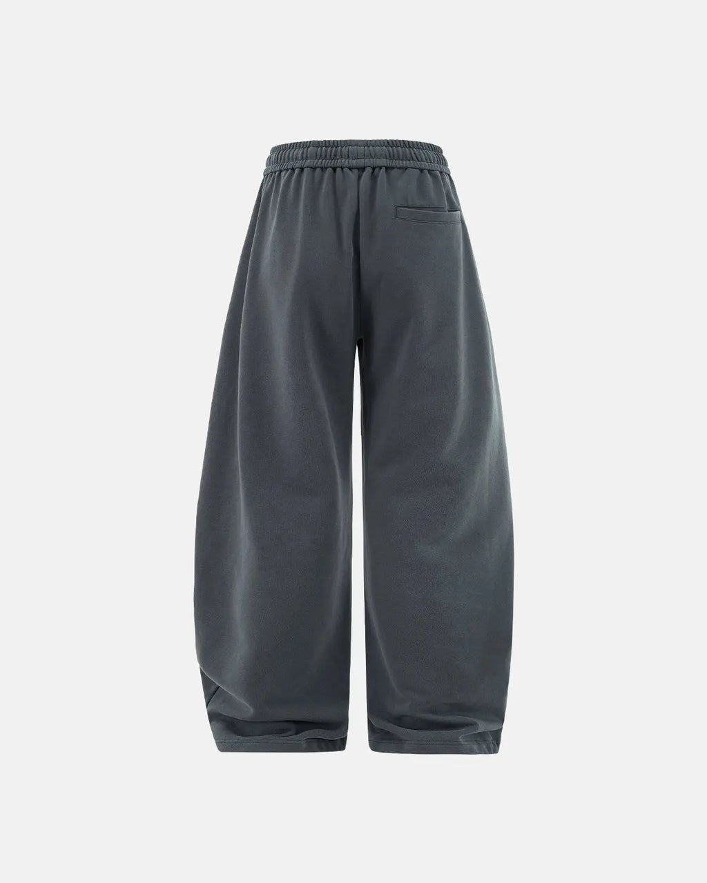 Inflation Streetwear Garment Wash French Terry Straight-leg Sweatpant, gray, soft fabric, relaxed fit, casual style, waistband detail
