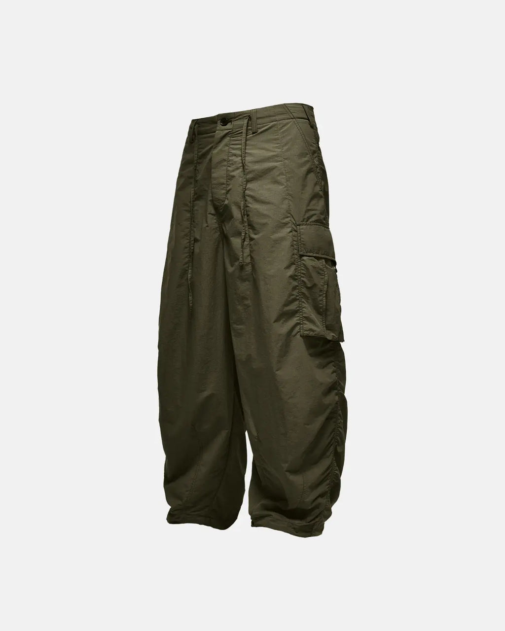 Inflation Classical Parachute Cargo Pants featuring multiple pockets, relaxed fit, and durable fabric in a streetwear style.