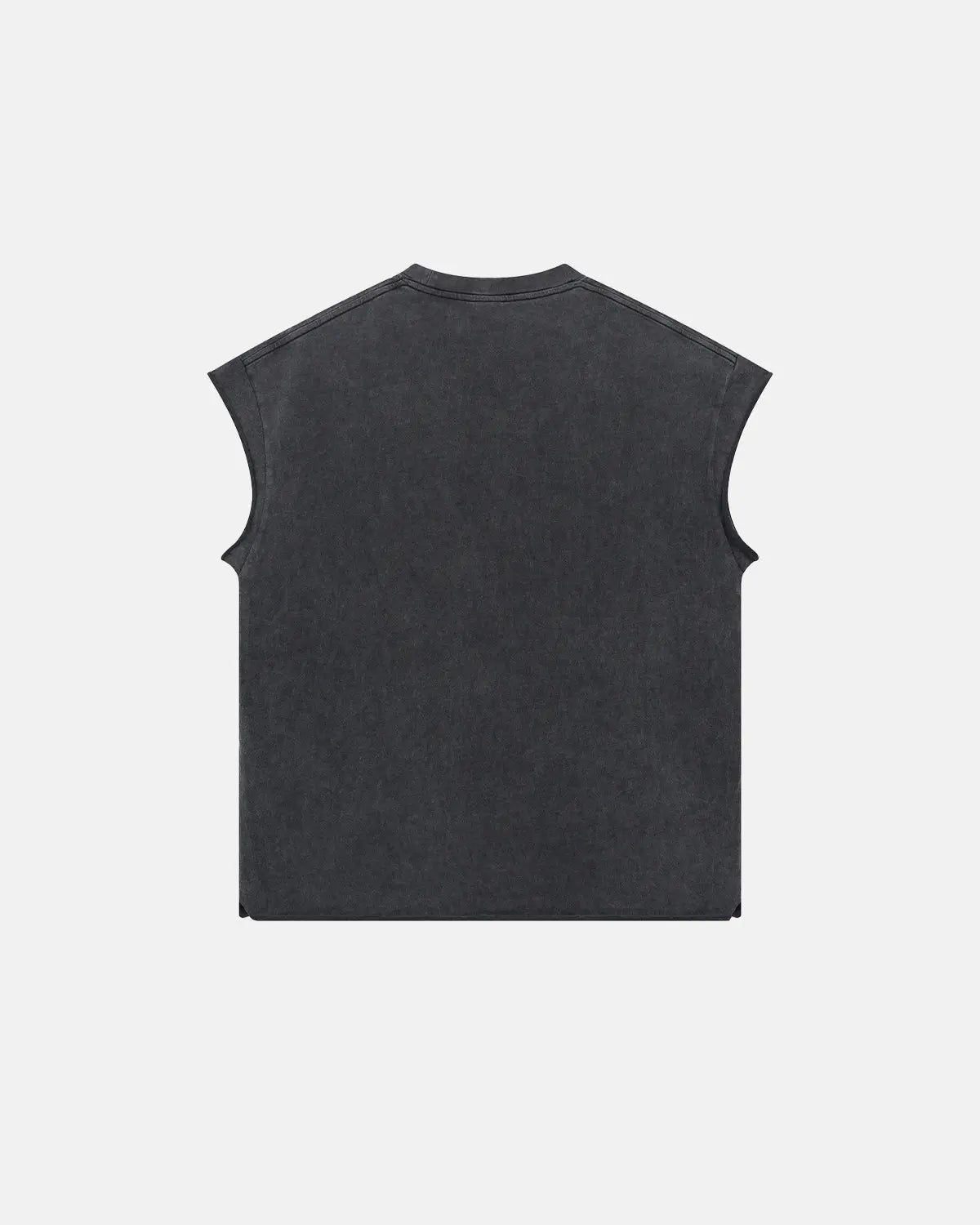 Distressed wash tank top by INFLATION Streetwear, featuring a relaxed fit with ripped details and a casual, vintage-inspired style.