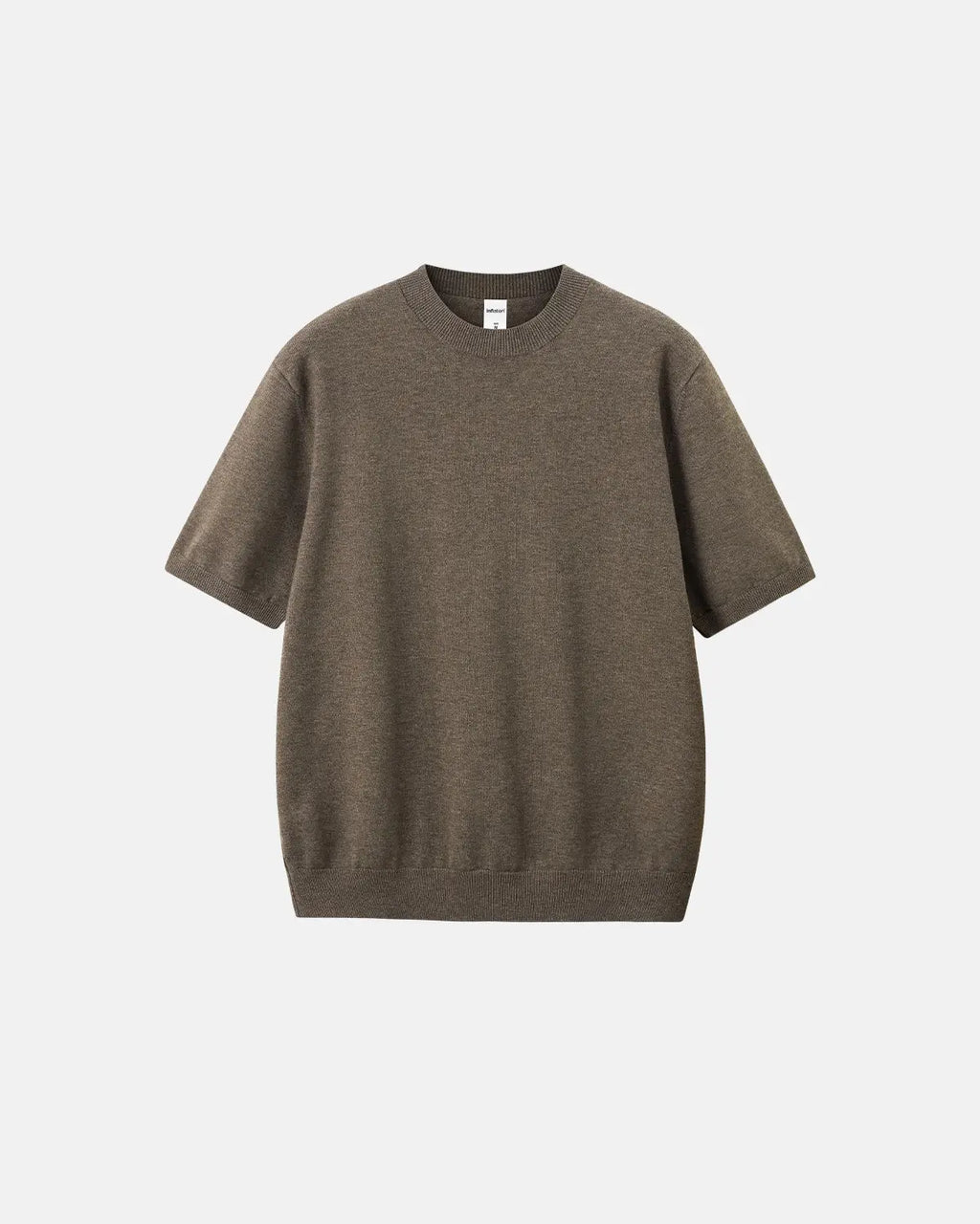 Short-sleeved crewneck sweater by INFLATION Streetwear, made of knit fabric with a casual, stylish fit.