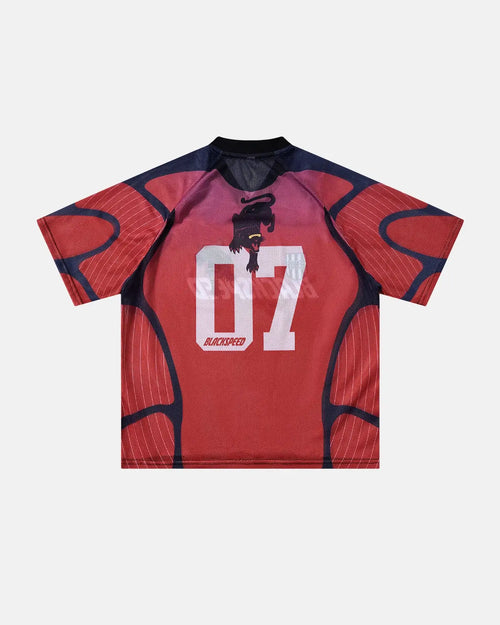 Flation Athletic Panel Mesh Jersey T-shirt featuring breathable mesh panels and streetwear style for activewear and casual fashion.