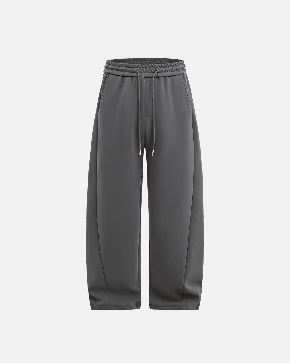 Soft Touch Straight-Leg Sweatpant by INFLATION, beige casual streetwear with relaxed fit and comfortable fabric, shown on model.