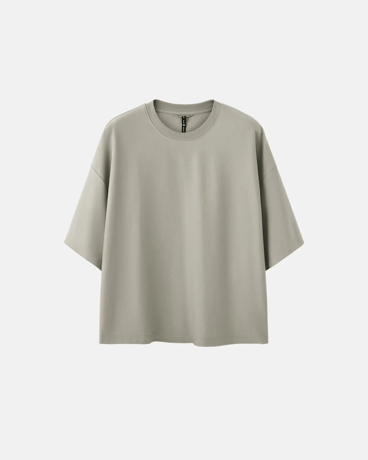 Blank oversized boxy T-shirt from Inflation Streetwear featuring a relaxed fit and minimal design in neutral fabric.