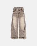 Retro washed wide leg baggy jeans by INFLATION featuring a relaxed fit and vintage-inspired style.