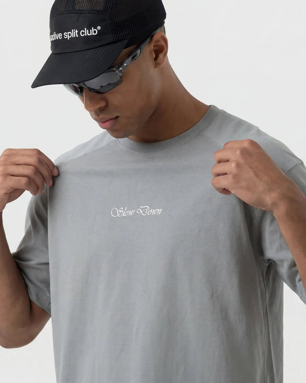 Water-Reveal Activewear T-Shirt by INFLATION featuring a sleek, modern design with water-reveal fabric and athletic fit.