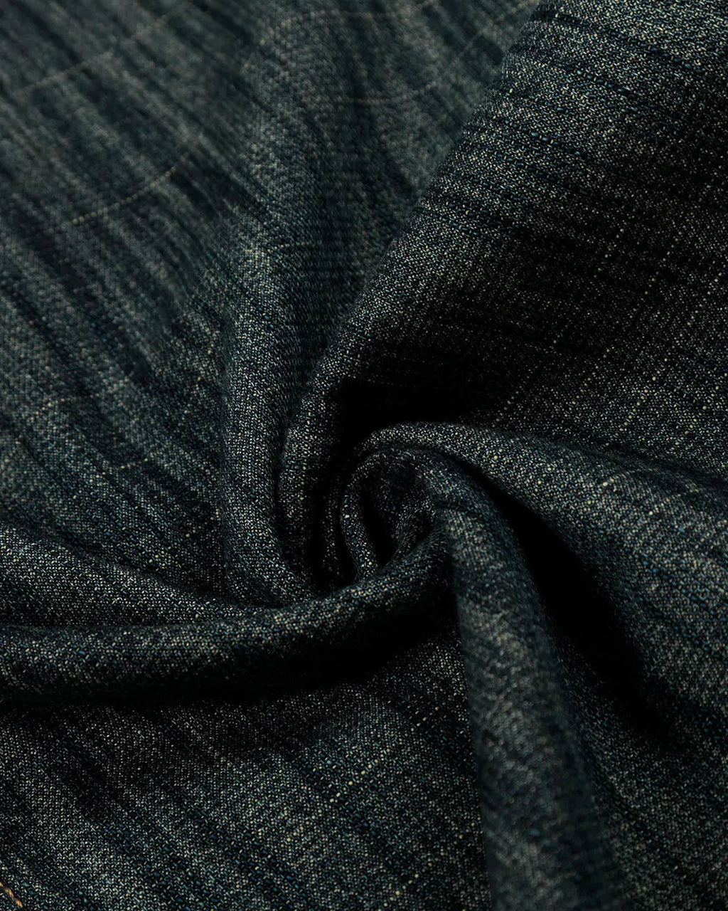 Flation Flation Streetwear bamboo weave jeans with cinch back, showcasing stylish pants with a textured bamboo fabric design.