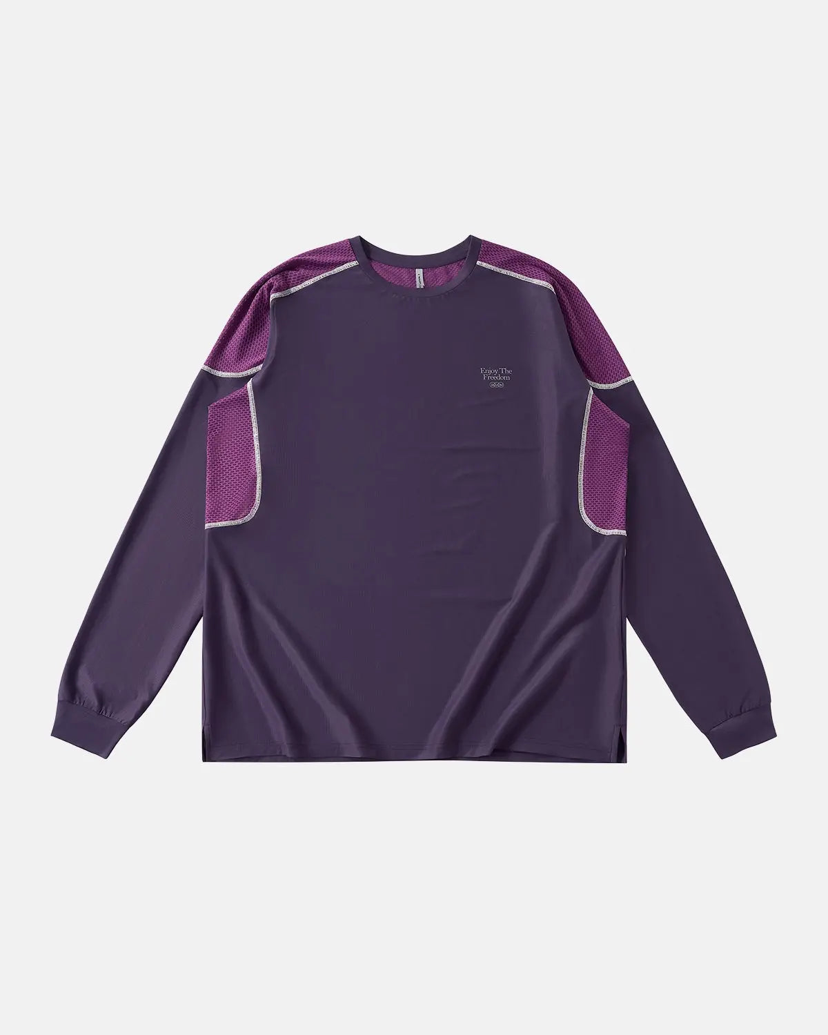 Inflation AirFlow Reflective Cooling Long Sleeve Tee featuring breathable fabric and reflective accents for streetwear style.