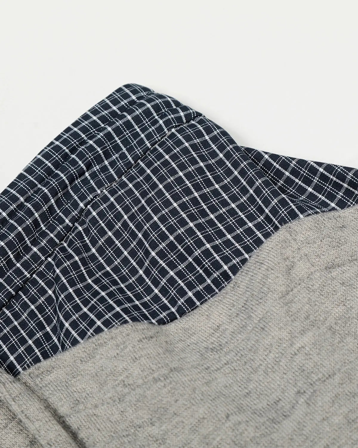 Inflation Streetwear plaid layered baggy sweatpants with relaxed fit and casual style, featuring a plaid pattern and layered design.