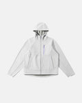 Inflation outdoor fleece-lined softshell hiking jacket with a hood, designed for warmth and outdoor adventure.