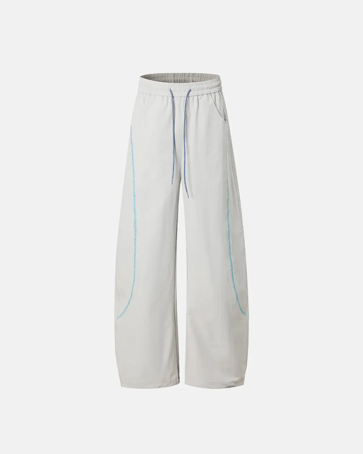 INFLATION AirFlow Contrast Embroidered Track Pants featuring stylish embroidery and breathable fabric, designed for athletic comfort.