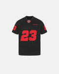 Inflation Streetwear varsity number applique T-shirt featuring bold number patch on a casual cotton tee