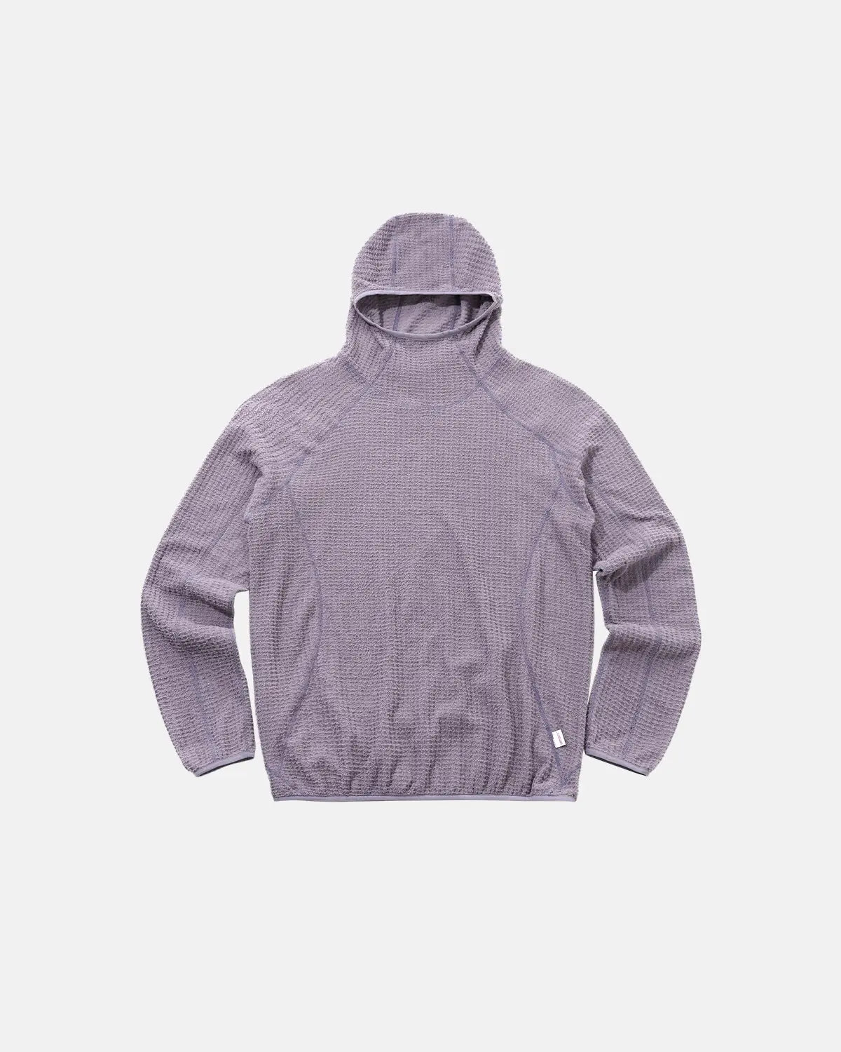 Flation Thermolite® lightweight grid texture hoodie featuring a casual streetwear design and comfortable fit.
