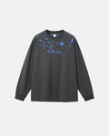 Black laser burning streetwear T-shirt by Flation featuring bold graphic design and modern streetwear style.