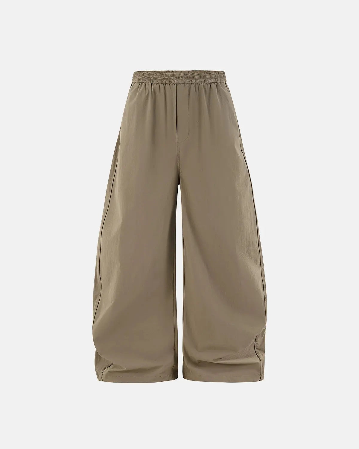 Inflation outdoor quick dry track pants shown in black, featuring a slim fit design and elastic waistband for active wear.