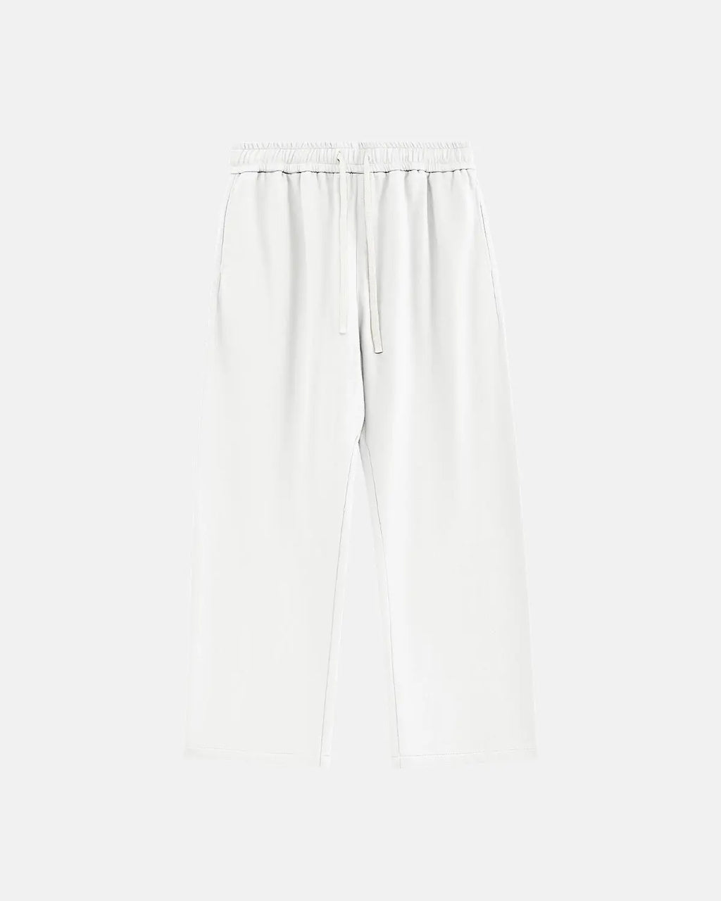 Inflation Streetwear heavyweight straight-leg sweatpant in neutral color, featuring a relaxed fit and comfortable fabric.
