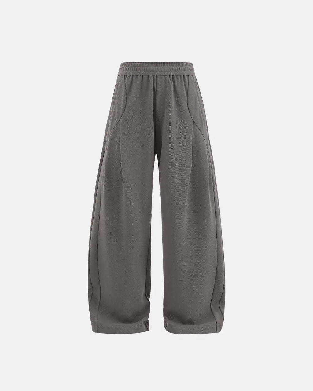 Deconstructed wide leg sweatpants by INFLATION Streetwear featuring relaxed fit and unique distressed detailing.