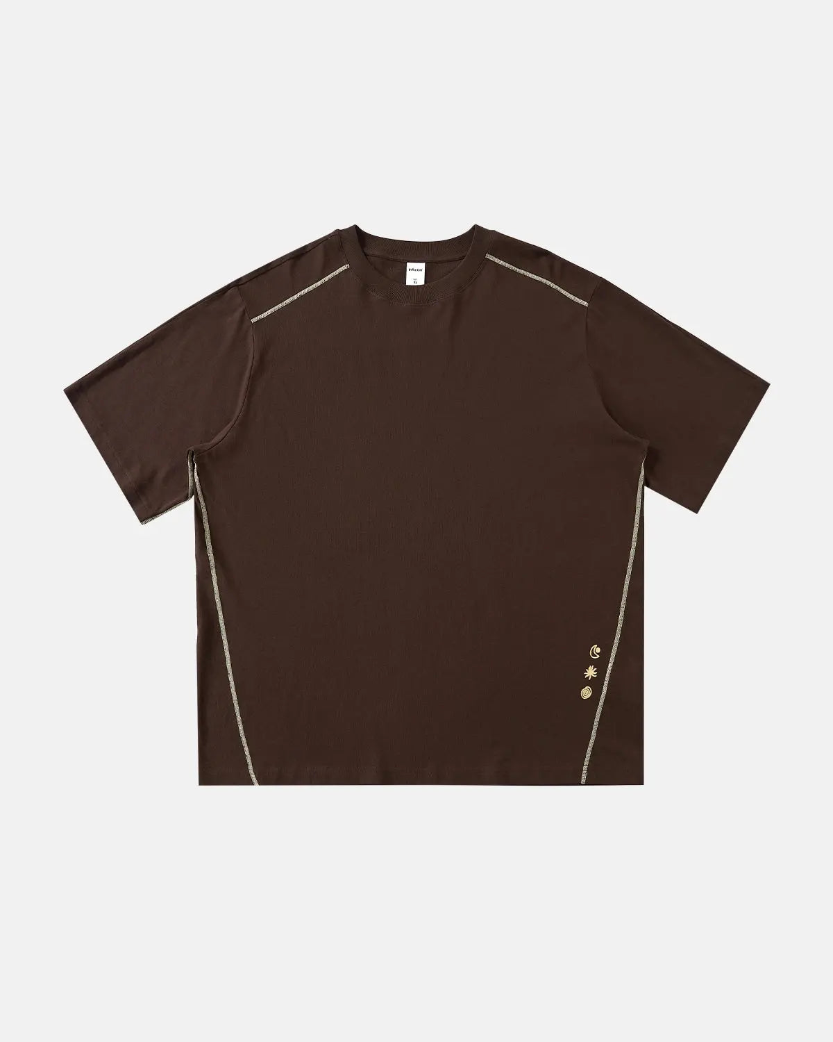 Inflation breathable graphic activewear T-shirt with stylish streetwear design, featuring lightweight, comfortable fabric for active wear.