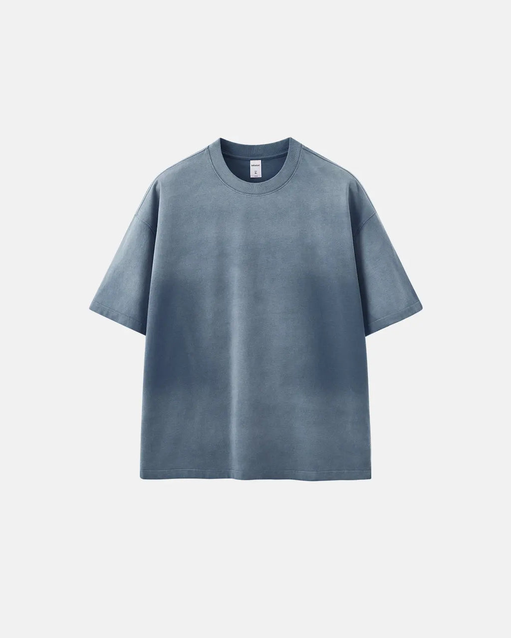 Oversized Flation Monkey Acid Wash Tee in streetwear style with a relaxed fit and distressed acid wash finish.