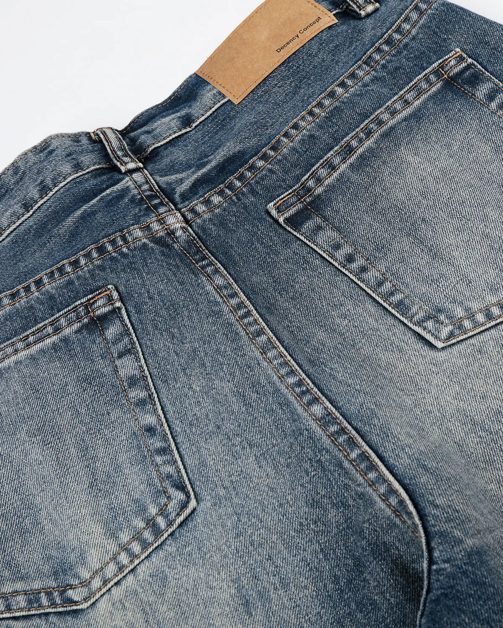 Distressed baggy jeans from Inflation Streetwear with relaxed fit, featuring ripped details and a casual, trendy style