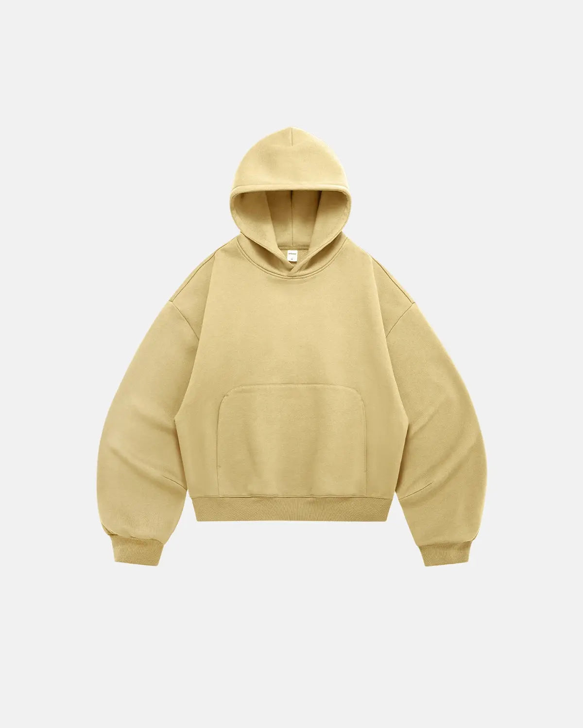 Blank comfy boxy fit hoodie by INFLATION, featuring a relaxed fit and soft fabric, perfect for streetwear style.