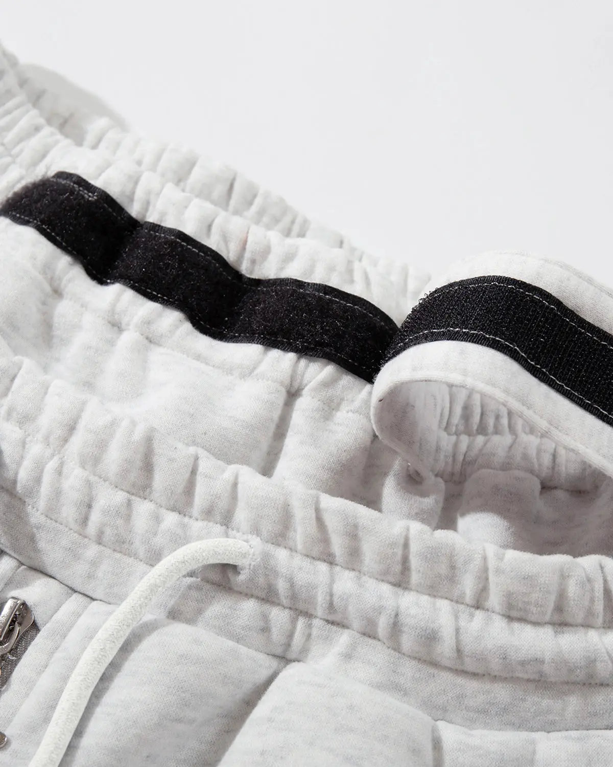 Inflation Streetwear layered waist baggy wide-leg sweatpants with relaxed fit and stylish design, shown in the product image.