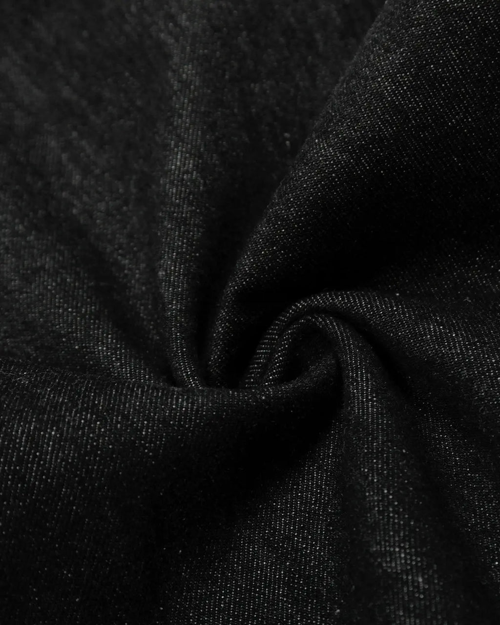 Inflation Streetwear pleated raw baggy jeans with a loose fit, featuring a distressed raw hem and relaxed style.