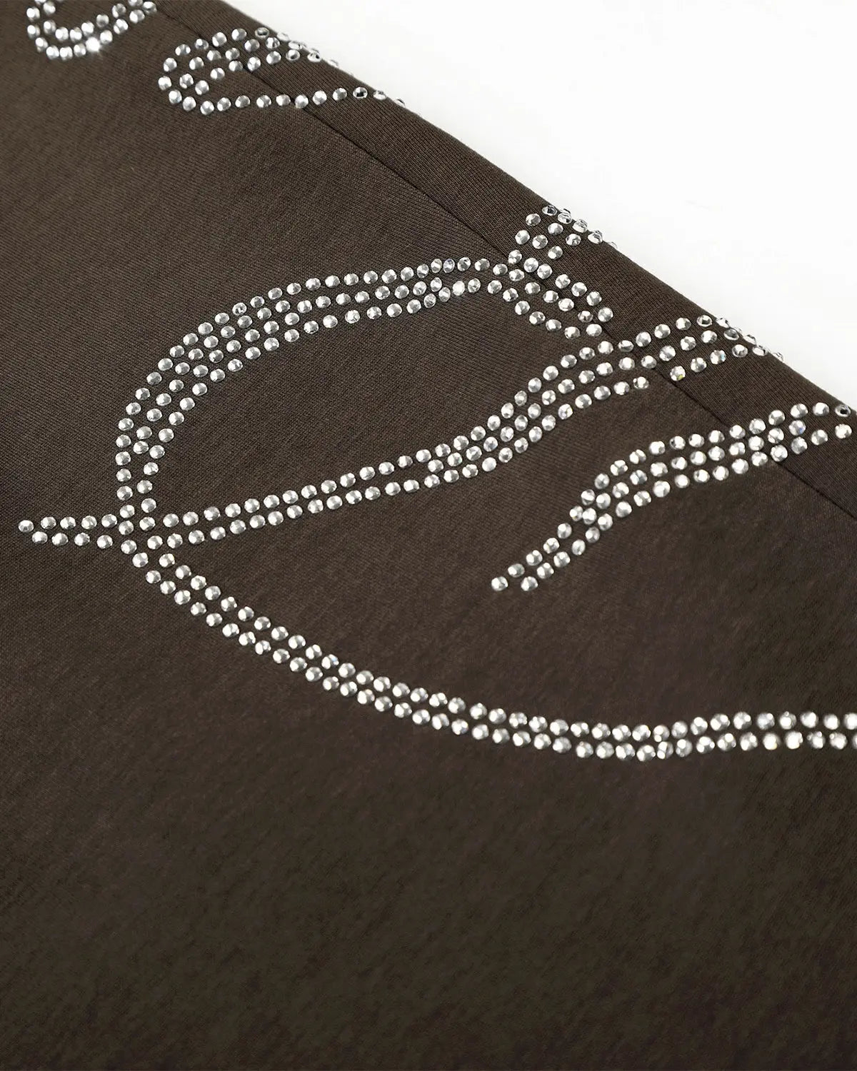 Inflation Streetwear rhinestone baggy joggers with sparkling embellishments, casual fit, and trendy streetwear style.
