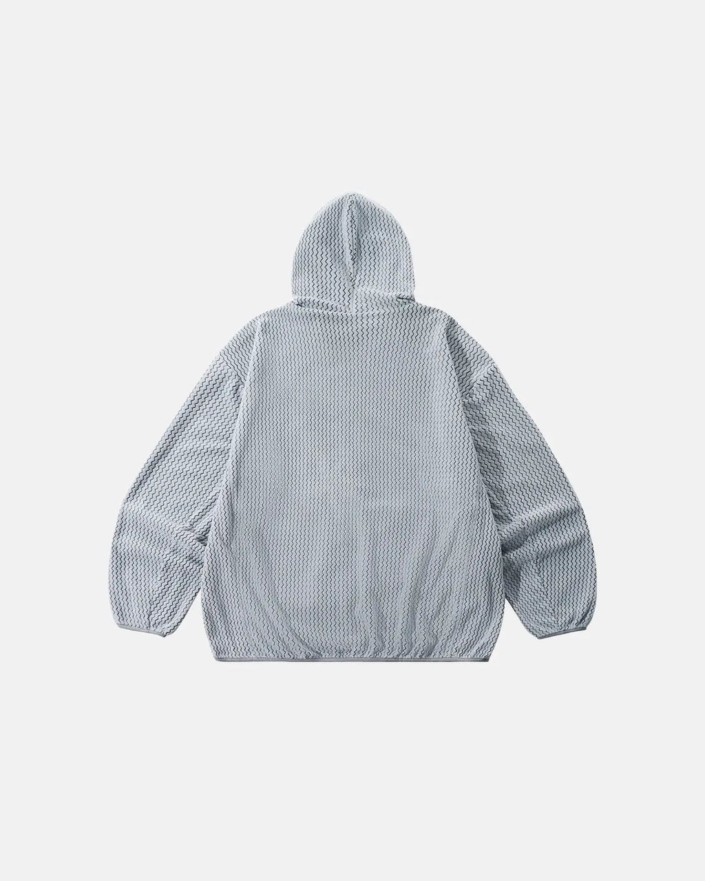 Lightweight Wave Fleece Zip-Up Jacket by INFLATION, stylish streetwear with a comfortable fleece fabric and modern design.