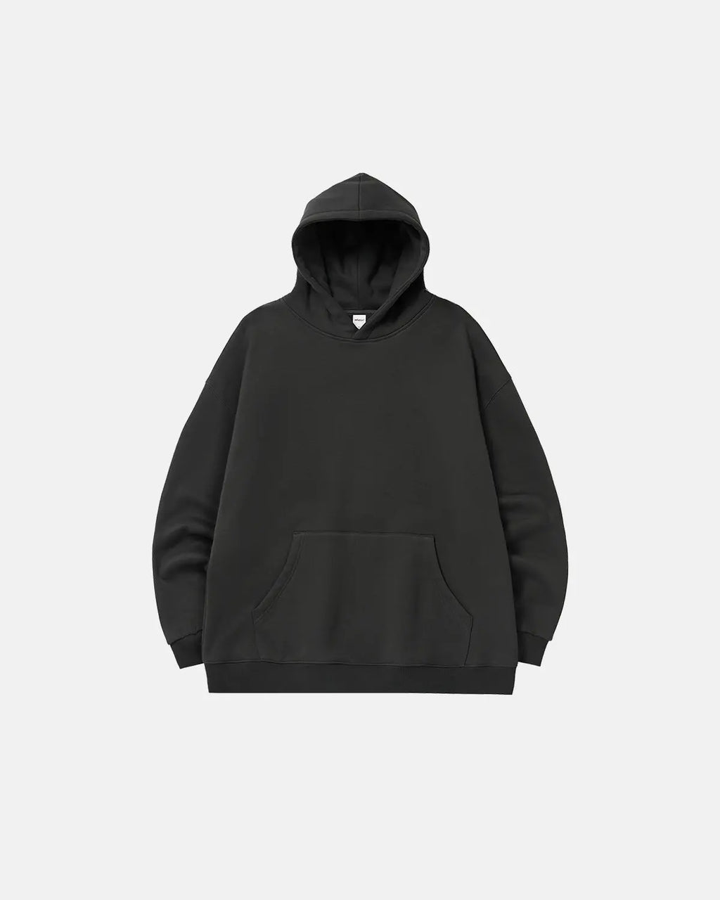 Inflation Premium Thermal Oversized Hoodie in cozy, warm fabric with a relaxed fit and hood, perfect for cold weather.