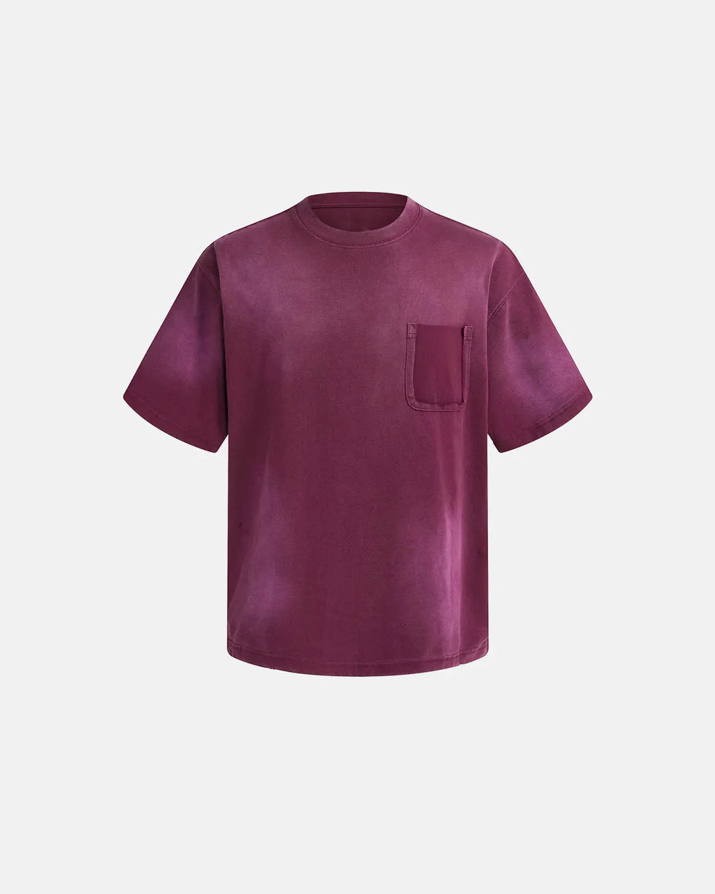 Inflation Streetwear Monkey Wash distressed washed T-shirt with a faded, vintage look and graphic design on the front.