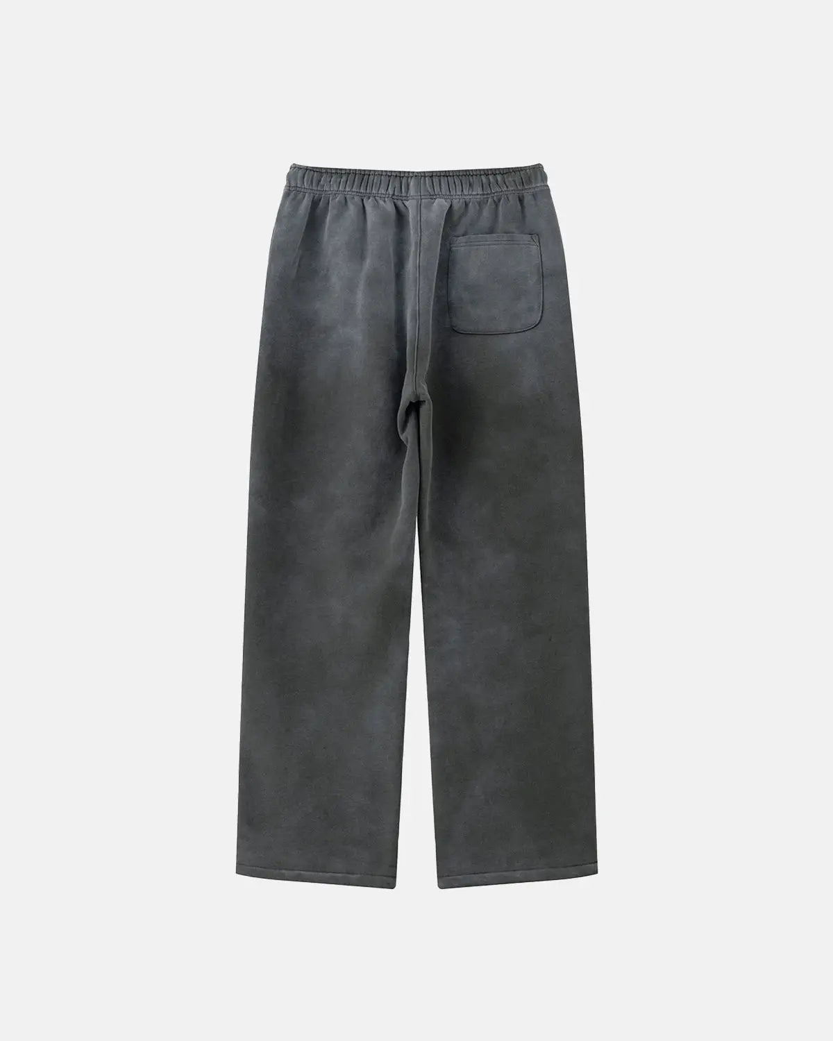 Flation straight-leg acid wash sweatpants with a relaxed fit, featuring a casual streetwear style and soft fabric.