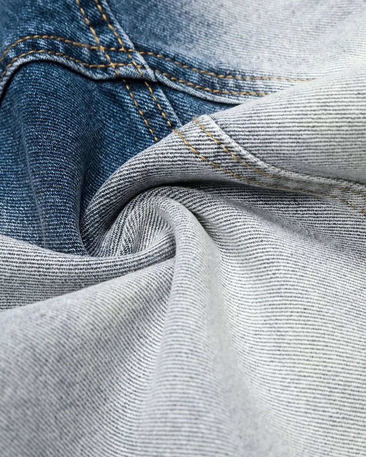 Flation Monkey Wash Baggy Barrel Jeans, men's streetwear denim with relaxed fit and distressed details, styled for casual wear.