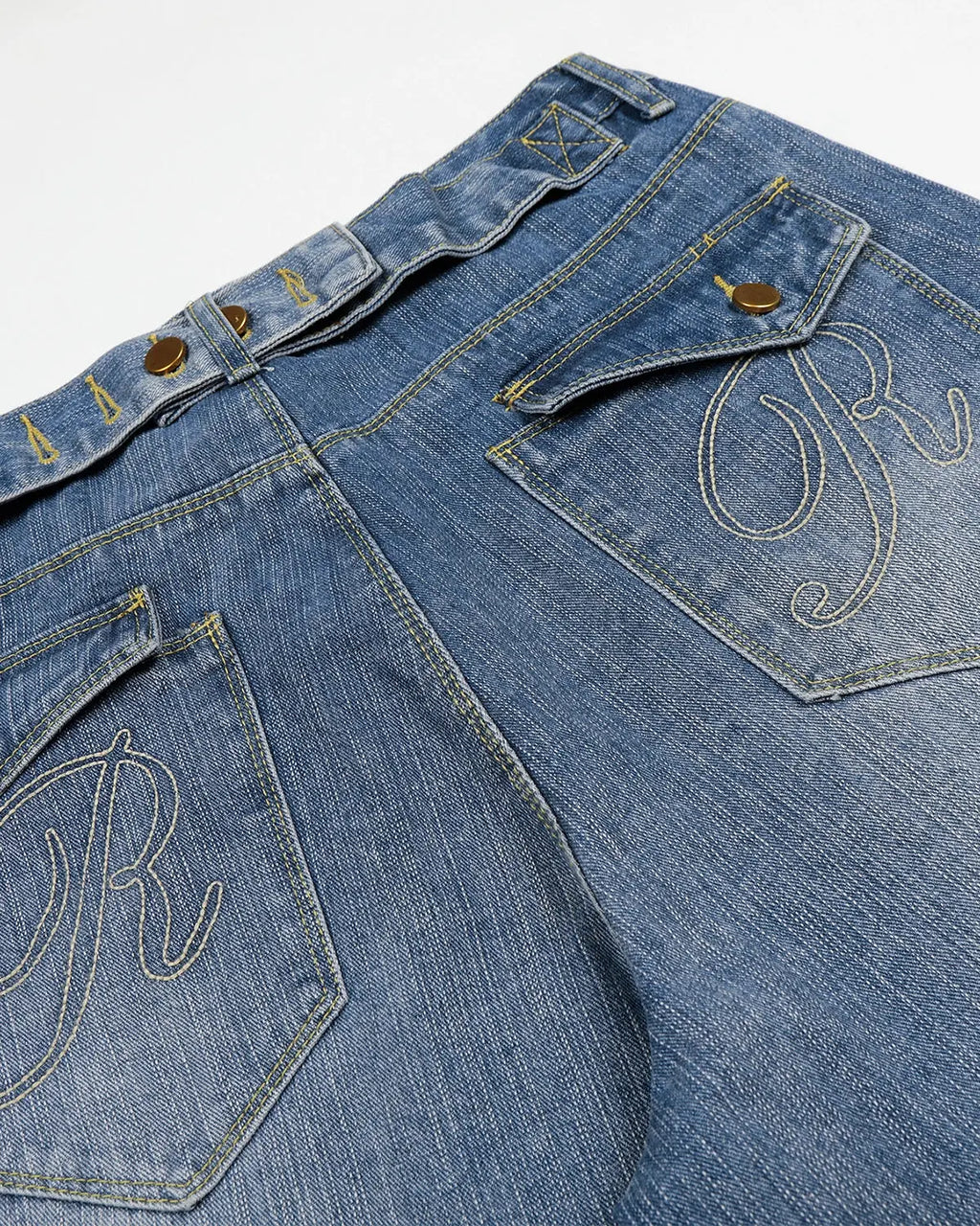 Inflation brand bamboo weave long jorts, stylish cinch back bamboo pants with a relaxed fit and casual streetwear style.