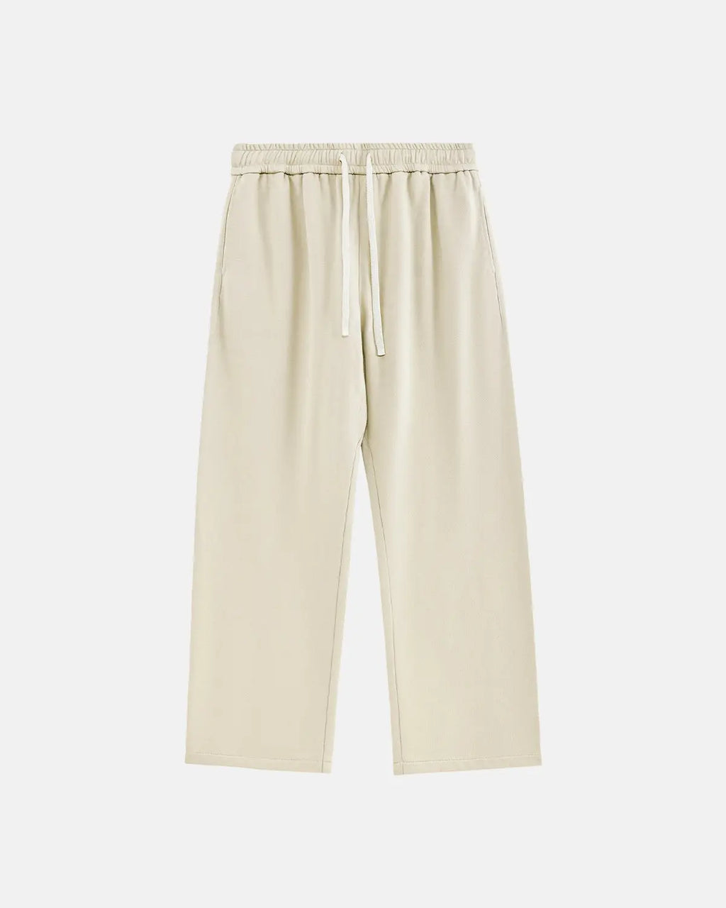 Inflation Heavyweight Straight-Leg Sweatpant in neutral color, showcasing its relaxed fit and durable fabric.