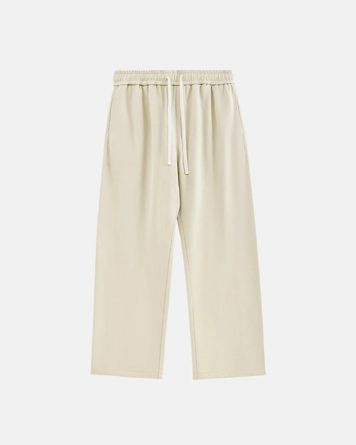 Inflation Heavyweight Straight-Leg Sweatpant in neutral color, showcasing its relaxed fit and durable fabric.