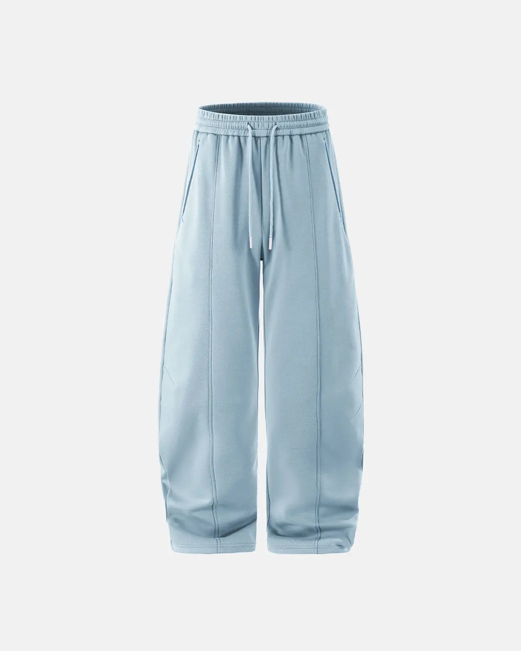 Blank Comfy Barrel Sweatpant by INFLATION, casual streetwear with a relaxed fit and soft fabric, shown in a neutral color.