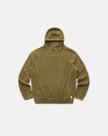 Flation Thermolite® lightweight grid texture hoodie in streetwear style, featuring a cozy hood and modern design.