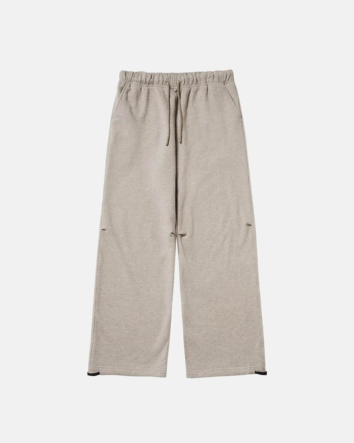 Inflation Premium Straight Leg Sweatpant in neutral color, showing the relaxed fit and elastic waistband on a mannequin.