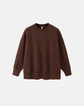 Inflation Streetwear crew neck knit sweater in soft, cozy fabric with ribbed cuffs and neckline, displayed on a neutral background.