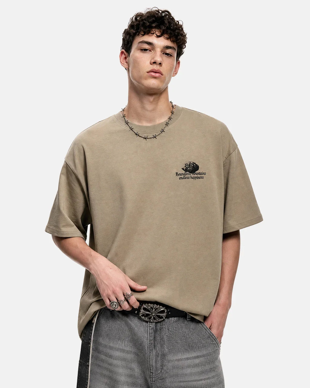 Inflation 3D graphic printing cotton t-shirt featuring bold streetwear design with vibrant colors and detailed 3D artwork.